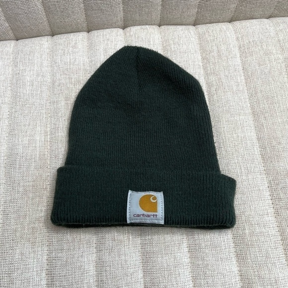 Carhartt Hat Vintage Carhartt Made In USA Logo Beanie Hat - Picture 1 of 4